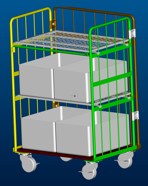 天津麻豆文化传媒物流裝備,籠車