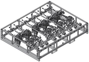 車橋周（zhōu）轉料架
